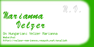 marianna velzer business card